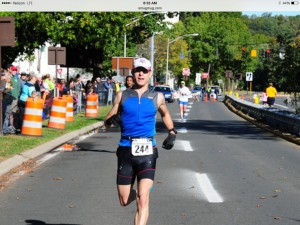 Westchester Half Marathon - kick it up at the turnaround